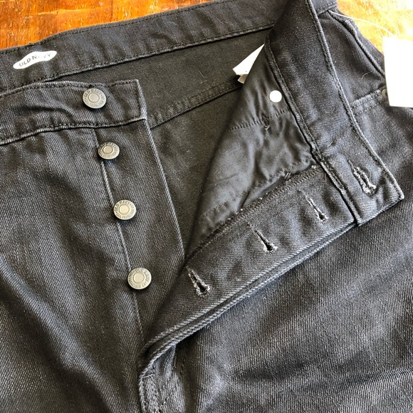 OLD NAVY EXTRA HIGH RISE BUTTON FRONT BOYFRIEND - Picture 5 of 11